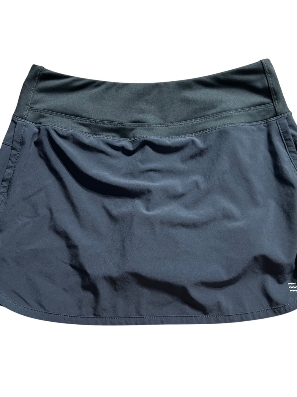Free Fly Womens Small Dark Teal Breeze Activewear Skort Bamboo Blend